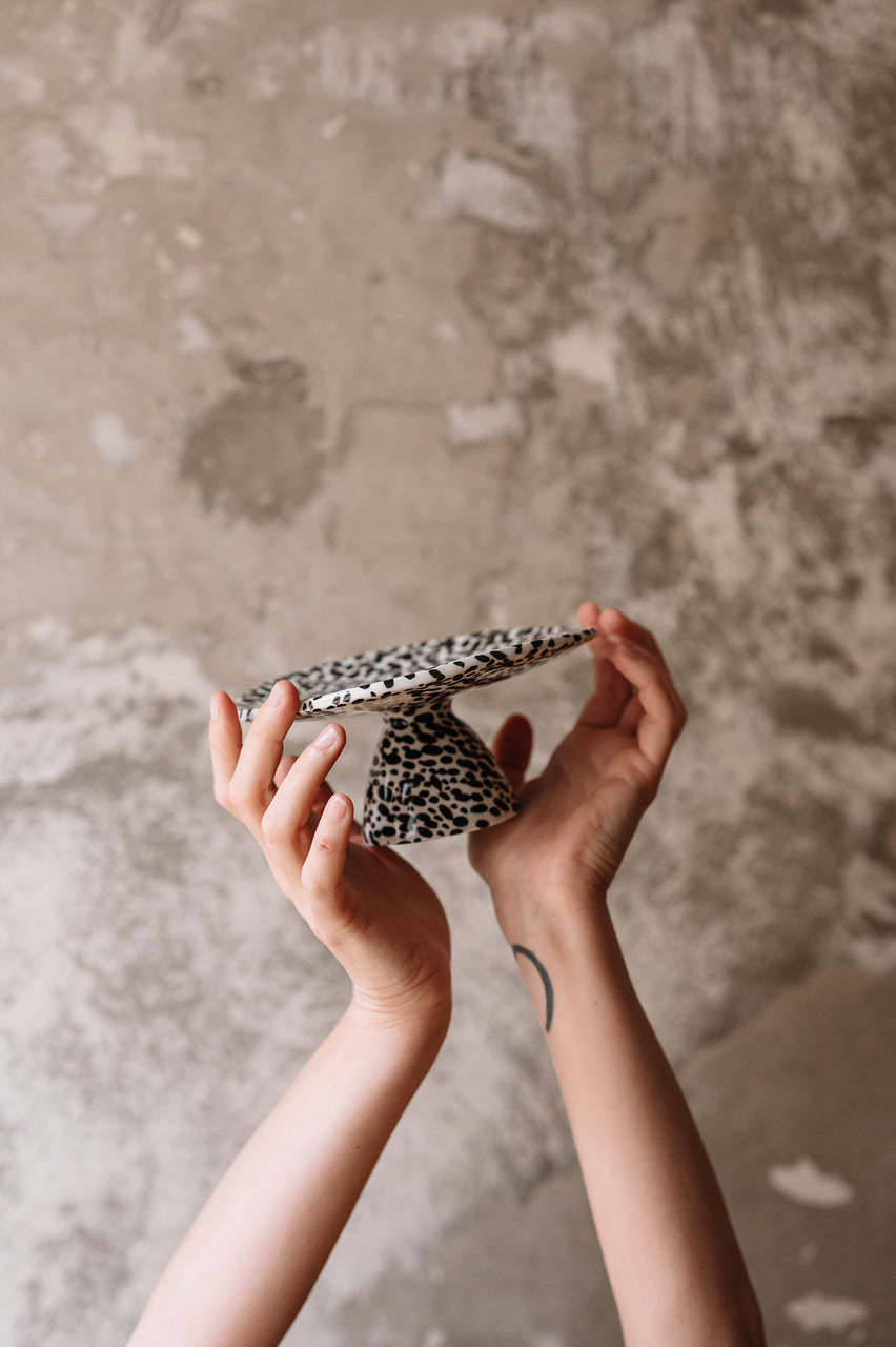 Cake Stand Freeform Dots