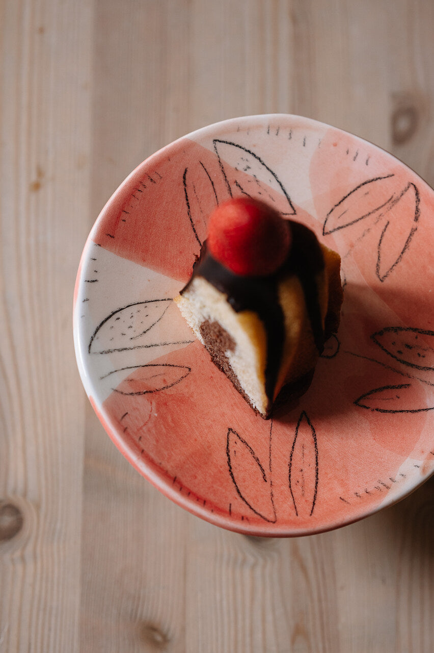 Cake Stand Magenta Tulip
