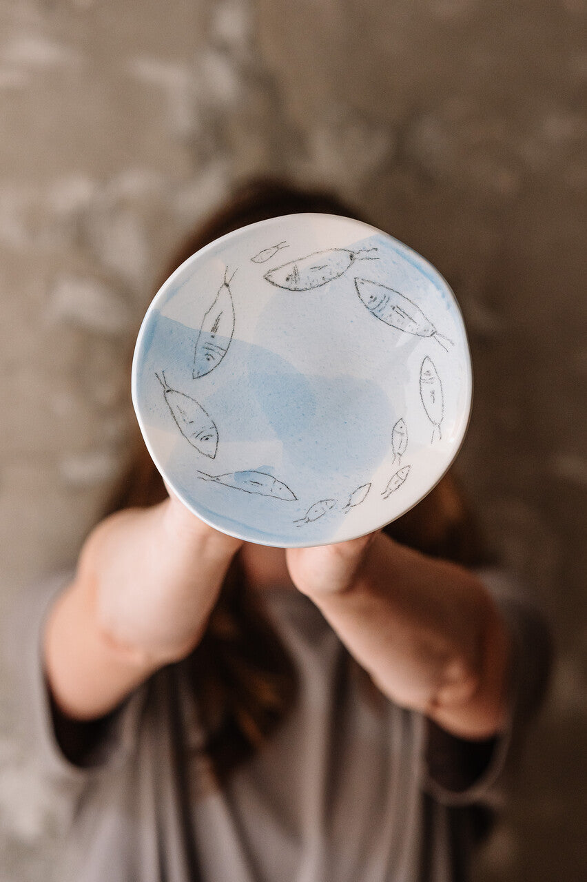 Cake Stand Ocean Whispers