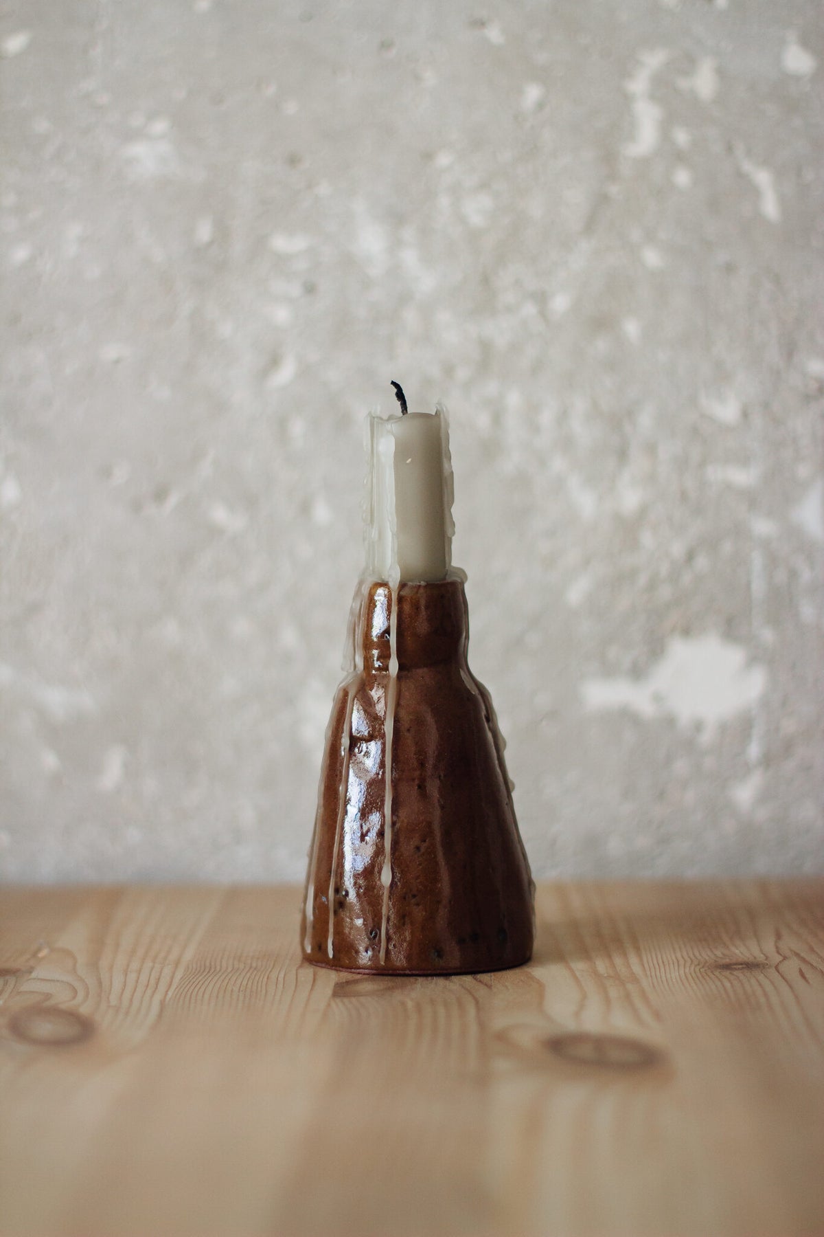 Candle Holder Volcanic Ash